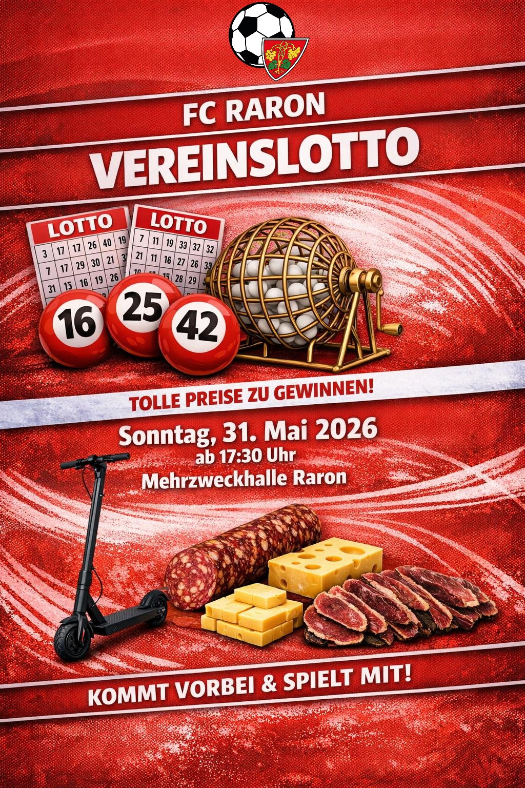 Lotto – 31.06.2026 – Mehrzweckhalle Raron