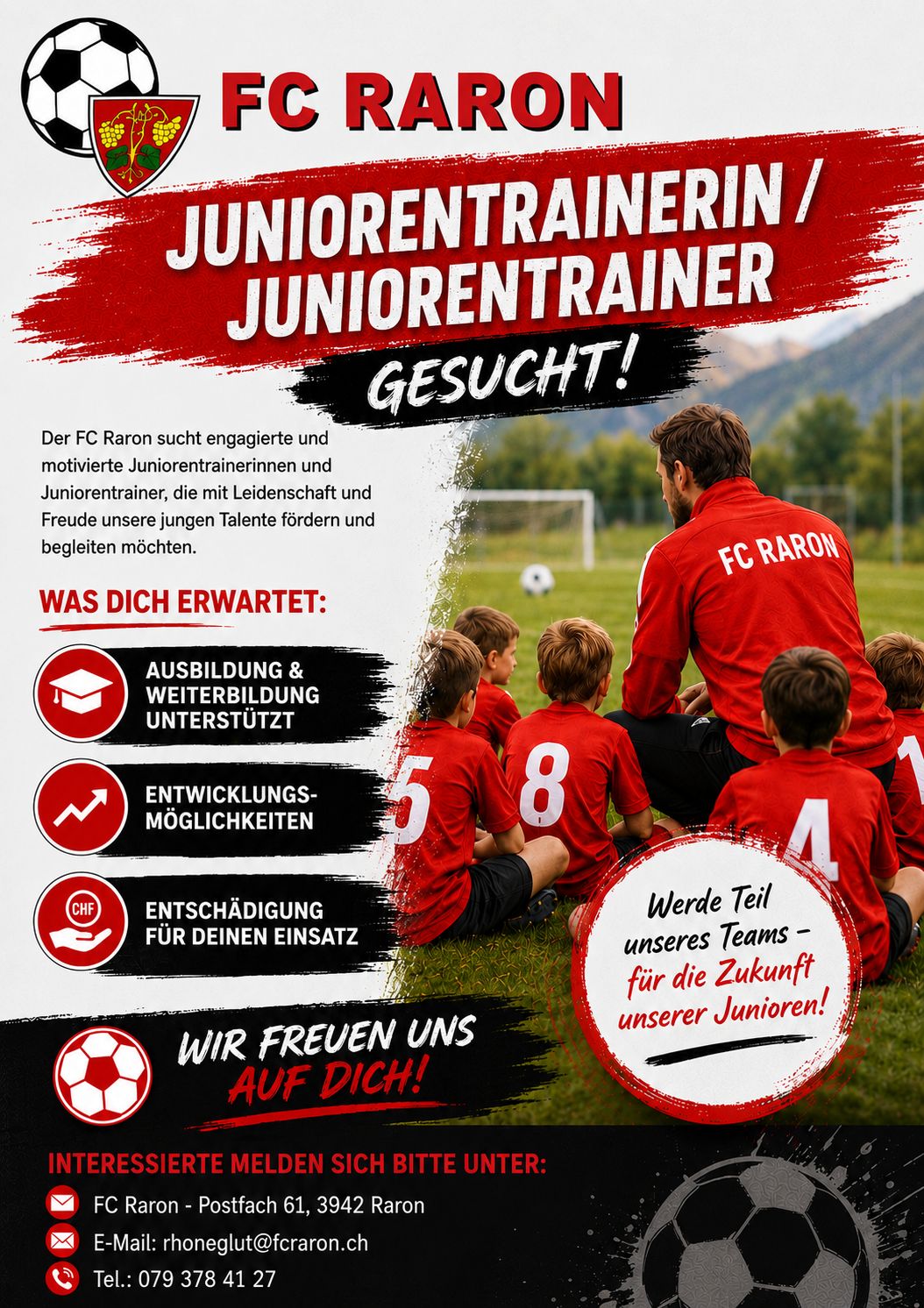 Juniorentrainer/innen gesucht